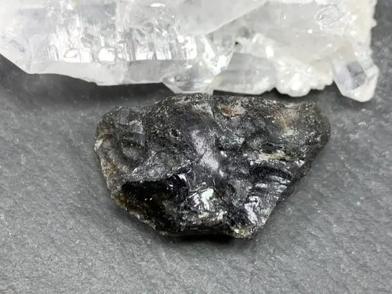 Moldavite - 4.2gr - Raw Moldavite Crystal, Genuine Moldavite Tektite, Czech Powerful Moldavite