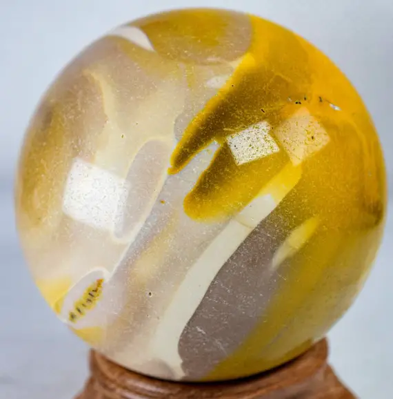 Mookaite Sphere 3.1" Diameter Weighs 1.45 Pounds From Australia