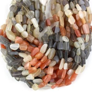 Shop Moonstone Chip & Nugget Beads! Natural Multi Moonstone Beads, moonstone Free Size Nuggets Beads, full Strand, high Quality Multi Color, moonstone Bead, moonstone Beads Nuggets, | Natural genuine chip Moonstone beads for beading and jewelry making.  #jewelry #beads #beadedjewelry #diyjewelry #jewelrymaking #beadstore #beading #affiliate #ad