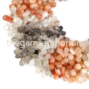 Shop Moonstone Bead Shapes! Multi Moonstone Plain smooth Drops 4X8-4x10mm beads, Moonstone smooth beads, Moonstone Plain beads, Moonstone Drops beads, Moonstone beads | Natural genuine other-shape Moonstone beads for beading and jewelry making.  #jewelry #beads #beadedjewelry #diyjewelry #jewelrymaking #beadstore #beading #affiliate #ad