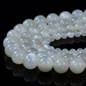 Shop Moonstone Round Beads! Natural Flash White Moonstone Gemstone Grade AAA Round 5MM 6MM 7MM 8MM 9MM 10MM 11MM 12MM Loose Beads BULK LOT 1,2,6,12 and 50 (D137) | Natural genuine round Moonstone beads for beading and jewelry making.  #jewelry #beads #beadedjewelry #diyjewelry #jewelrymaking #beadstore #beading #affiliate #ad
