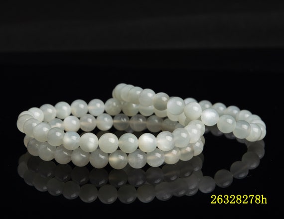 Natural White Flash Moonstone Gemstone Grade Aa Round 7mm 10mm Loose Beads