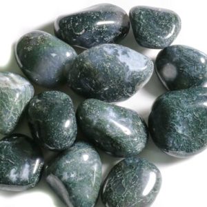 Shop Tumbled Moss Agate Crystals & Pocket Stones! Green Moss Agate Large Tumbled | Natural genuine stones & crystals in various shapes & sizes. Buy raw cut, tumbled, or polished gemstones for making jewelry or crystal healing energy vibration raising reiki stones. #crystals #gemstones #crystalhealing #crystalsandgemstones #energyhealing #affiliate #ad