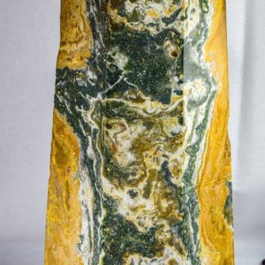 Shop Ocean Jasper Points & Wands! Ocean Jasper Tower 12.25" Weighs 12.1 Pounds | Natural genuine stones & crystals in various shapes & sizes. Buy raw cut, tumbled, or polished gemstones for making jewelry or crystal healing energy vibration raising reiki stones. #crystals #gemstones #crystalhealing #crystalsandgemstones #energyhealing #affiliate #ad
