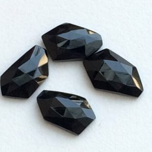 Shop Onyx Stones & Crystals! 15-17mm Black Onyx Fancy Cut Cabochon, Onyx Rose Cut Gemstones, Flat Back Cabochons, Black Onyx For Jewelry (5Pcs To 50Pcs Options) – BGP599 | Natural genuine stones & crystals in various shapes & sizes. Buy raw cut, tumbled, or polished gemstones for making jewelry or crystal healing energy vibration raising reiki stones. #crystals #gemstones #crystalhealing #crystalsandgemstones #energyhealing #affiliate #ad