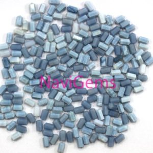 Shop Opal Faceted Beads! AAA Quality 5 Piece Natural Bolder Opal Beads,Size 5×10 MM Blue Boulder Opal Stone,Making Jewelry Faceted Pencil Double Point Wholesale | Natural genuine faceted Opal beads for beading and jewelry making.  #jewelry #beads #beadedjewelry #diyjewelry #jewelrymaking #beadstore #beading #affiliate #ad