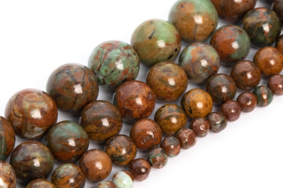 African Green Opal Beads Genuine Natural Grade Aaa Gemstone Round Loose Beads 4mm 6mm 8mm 10mm Bulk Lot Options