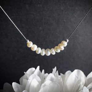 Shop Pearl Necklaces! Pearl Necklace, Real Pearl Necklace, Dainty Pearl, Pearls, Real Pearls | Natural genuine Pearl necklaces. Buy crystal jewelry, handmade handcrafted artisan jewelry for women.  Unique handmade gift ideas. #jewelry #beadednecklaces #beadedjewelry #gift #shopping #handmadejewelry #fashion #style #product #necklaces #affiliate #ad