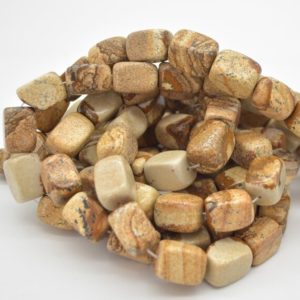 Shop Picture Jasper Chip & Nugget Beads! High Quality Grade A Natural Picture Jasper Semi-precious Gemstone Large Nugget Beads – 15mm – 20mm x 10mm – 12mm – 15" strand | Natural genuine chip Picture Jasper beads for beading and jewelry making.  #jewelry #beads #beadedjewelry #diyjewelry #jewelrymaking #beadstore #beading #affiliate #ad
