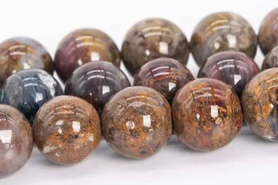 10mm Brown Pietersite Beads Colombia Grade Aa Genuine Natural Gemstone Round Loose Beads 15" / 7.5" Bulk Lot Options (111977)