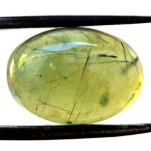 Shop Prehnite Cabochons! Prehnite Cabochon Stone (14mm x 10mm x 5mm) 7.5cts – Oval Cabochon – Loose Gemstone | Natural genuine stones & crystals in various shapes & sizes. Buy raw cut, tumbled, or polished gemstones for making jewelry or crystal healing energy vibration raising reiki stones. #crystals #gemstones #crystalhealing #crystalsandgemstones #energyhealing #affiliate #ad