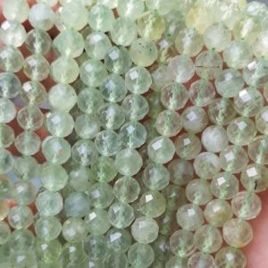 Shop Prehnite Faceted Beads! Natural Faceted Prehnite Smooth Round Beads,4mm 6mm 8mm 10mm 12mm Prehnite Beads Wholesale Supply,one strand 15",Prehnite | Natural genuine faceted Prehnite beads for beading and jewelry making.  #jewelry #beads #beadedjewelry #diyjewelry #jewelrymaking #beadstore #beading #affiliate #ad