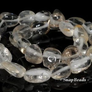 Shop Quartz Chip & Nugget Beads! 18×12-11x10mm Rock Crystal Gemstone Nugget Loose Beads 7 inch Half Strand (90191456-B5-509) | Natural genuine chip Quartz beads for beading and jewelry making.  #jewelry #beads #beadedjewelry #diyjewelry #jewelrymaking #beadstore #beading #affiliate #ad