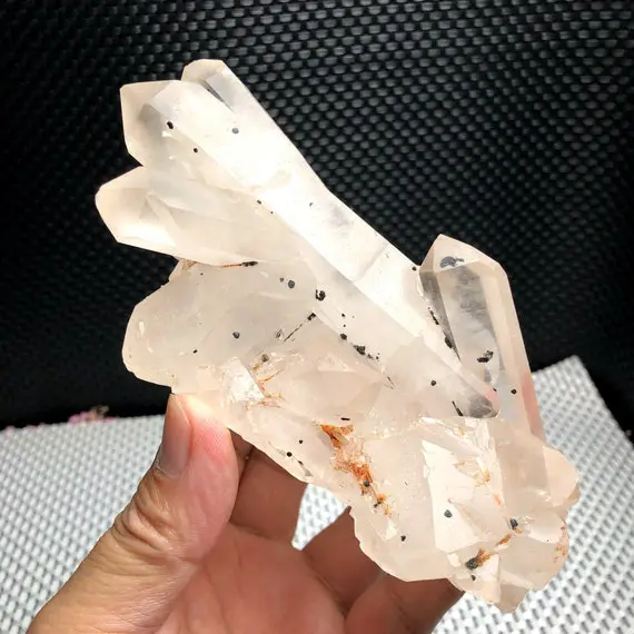 Natural Clear Quartz Crystal Points/tibetan Raw White Crystal Cluster/tantric Twin & Child/unpolished Rough Crystal Point/reiki Healing Gift