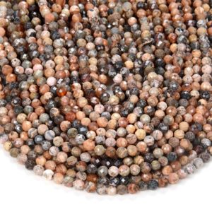 Shop Rhodochrosite Faceted Beads! 5MM Natural Argentina Rhodochrosite Gemstone Grade A Micro Faceted Round Beads 13 inch Full Strand BULK LOT 1,2,6,12 and 50 (80009448-P33) | Natural genuine faceted Rhodochrosite beads for beading and jewelry making.  #jewelry #beads #beadedjewelry #diyjewelry #jewelrymaking #beadstore #beading #affiliate #ad