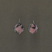 Rhodonite And Sterling Silver Earrings Handmade By Chris Hay | Natural genuine Gemstone jewelry. Buy crystal jewelry, handmade handcrafted artisan jewelry for women.  Unique handmade gift ideas. #jewelry #beadedjewelry #beadedjewelry #gift #shopping #handmadejewelry #fashion #style #product #jewelry #affiliate #ad