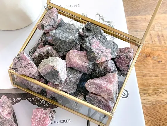 Raw Rhodonite Crystals:embrace The Power Of Healing