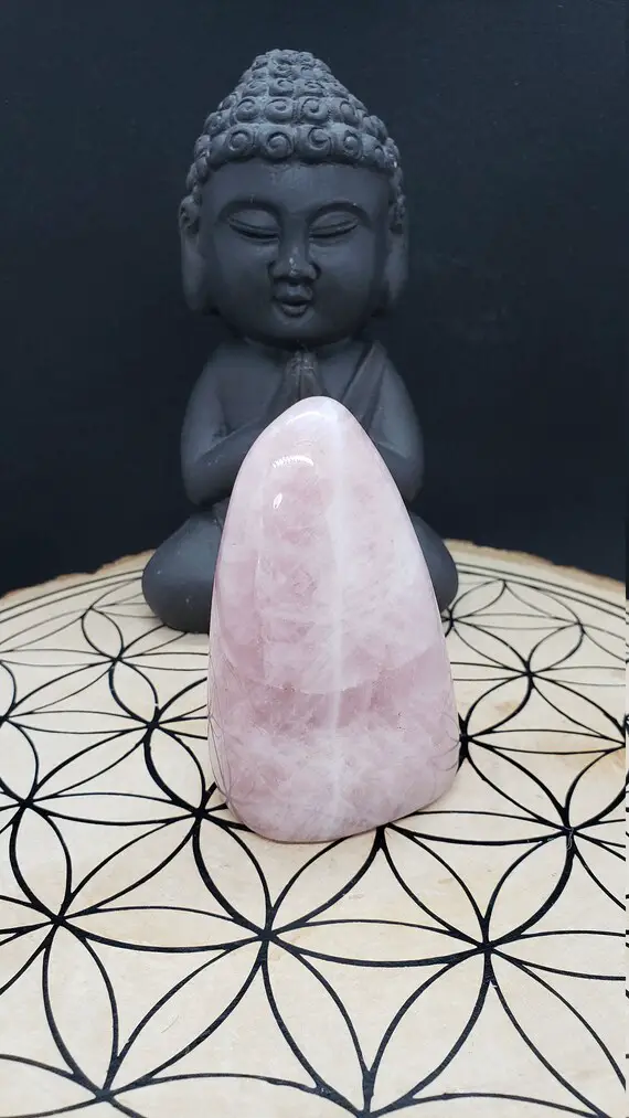 Rose Quartz Freeform - Unconditional Love - Reiki Charged - Powerful Heart Centered Energy - Attract Love - Heart Chakra - Soothing Energy#1