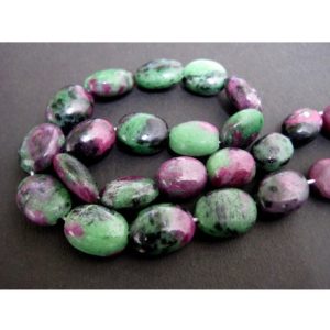 Shop Ruby Zoisite Chip & Nugget Beads! 20mm Ruby Zoisite Tumbles, Plain Oval Tumbles, Ruby Zoisite For Jewelry, Ruby Zoisite Nuggets For Necklace (10Pcs To 20Pcs Options) | Natural genuine chip Ruby Zoisite beads for beading and jewelry making.  #jewelry #beads #beadedjewelry #diyjewelry #jewelrymaking #beadstore #beading #affiliate #ad