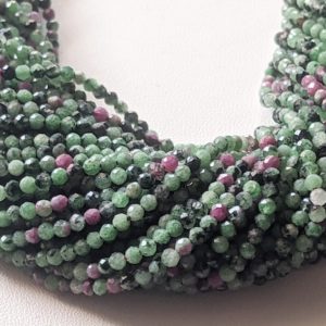 Shop Ruby Zoisite Necklaces! 2.5mm Ruby Zoisite Faceted Rondelles Natural Ruby Zoisite Beads For Necklace Ruby Zoisite Jewelry (1STR – 5STR Options) – DGA82 | Natural genuine Ruby Zoisite necklaces. Buy crystal jewelry, handmade handcrafted artisan jewelry for women.  Unique handmade gift ideas. #jewelry #beadednecklaces #beadedjewelry #gift #shopping #handmadejewelry #fashion #style #product #necklaces #affiliate #ad