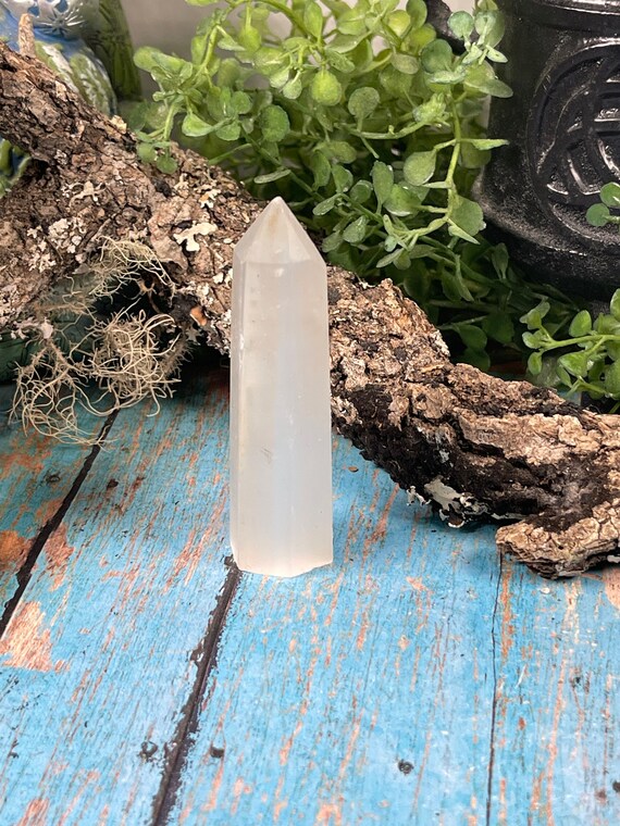 Selenite Point - Reiki Charged - Powerful  Energy - Connect With Spirit Guides & Guardian Angels - Eliminates Negativity