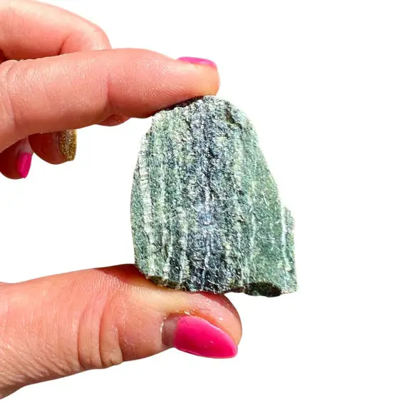 Raw Serpentine Stone (0.5" - 2.5") New Jade Stone - Healing Crystals & Stones - Rough Serpentine Crystal - Raw New Jade - Serpentine Raw