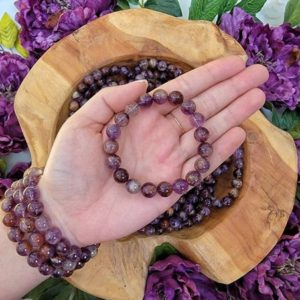 Shop Smoky Quartz Jewelry! Super 7 Bracelet – All Chakras – No. 715 | Natural genuine Smoky Quartz jewelry. Buy crystal jewelry, handmade handcrafted artisan jewelry for women.  Unique handmade gift ideas. #jewelry #beadedjewelry #beadedjewelry #gift #shopping #handmadejewelry #fashion #style #product #jewelry #affiliate #ad