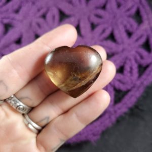 Shop Smoky Quartz Shapes! Smoky Quartz Heart Crystal Stones Small Pocket Crystals Polished Light Smokey carving carved shape rock | Natural genuine stones & crystals in various shapes & sizes. Buy raw cut, tumbled, or polished gemstones for making jewelry or crystal healing energy vibration raising reiki stones. #crystals #gemstones #crystalhealing #crystalsandgemstones #energyhealing #affiliate #ad