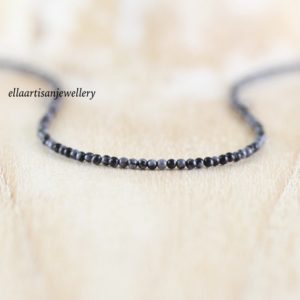 Shop Snowflake Obsidian Jewelry! Snowflake Obsidian Delicate Beaded Necklace in Sterling Silver, Gold or Rose Gold Filled, Dainty Gemstone Choker, Long Layering Necklace | Natural genuine Snowflake Obsidian jewelry. Buy crystal jewelry, handmade handcrafted artisan jewelry for women.  Unique handmade gift ideas. #jewelry #beadedjewelry #beadedjewelry #gift #shopping #handmadejewelry #fashion #style #product #jewelry #affiliate #ad