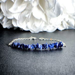 Shop Sodalite Jewelry! Sodalite Anxiety Bracelet Layering Bracelets Calming Bracelet Raw Crystal Bracelet Layering Bracelet Calming Bracelet Anxiety Jewelry | Natural genuine Sodalite jewelry. Buy crystal jewelry, handmade handcrafted artisan jewelry for women.  Unique handmade gift ideas. #jewelry #beadedjewelry #beadedjewelry #gift #shopping #handmadejewelry #fashion #style #product #jewelry #affiliate #ad