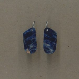Shop Sodalite Earrings! Sodalite and Sterling Silver Earrings Handmade by Chris Hay | Natural genuine Sodalite earrings. Buy crystal jewelry, handmade handcrafted artisan jewelry for women.  Unique handmade gift ideas. #jewelry #beadedearrings #beadedjewelry #gift #shopping #handmadejewelry #fashion #style #product #earrings #affiliate #ad