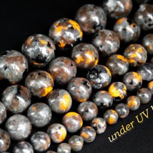 Gray Fluorescent Sodalite Beads Genuine Natural Grade AAA Gemstone Round Loose Beads 6MM 8MM 10MM 12MM 13MM 14MM Bulk Lot Options | Natural genuine round Gemstone beads for beading and jewelry making.  #jewelry #beads #beadedjewelry #diyjewelry #jewelrymaking #beadstore #beading #affiliate #ad