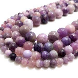 Shop Sugilite Beads! Sugilite Beads, Natural Polished Smooth Purple Sugilite Round Gemstone Beads (6mm 8mm 10mm 12mm) –  RN138 | Natural genuine round Sugilite beads for beading and jewelry making.  #jewelry #beads #beadedjewelry #diyjewelry #jewelrymaking #beadstore #beading #affiliate #ad