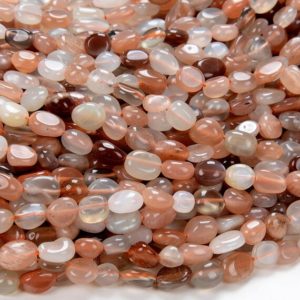Shop Sunstone Chip & Nugget Beads! 6-8MM Natural Sunstone Gemstone Pebble Nugget Loose Beads (D185) | Natural genuine chip Sunstone beads for beading and jewelry making.  #jewelry #beads #beadedjewelry #diyjewelry #jewelrymaking #beadstore #beading #affiliate #ad