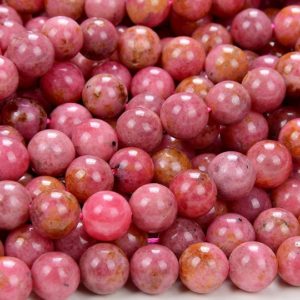 Natural Thulite Gemstone Grade AA Round 5MM 6MM 7MM 8MM 9MM 10MM 11MM 12MM 13MM Loose Beads (D229 D230) Natural Thulite Gemstone Grade AA Round 5MM 6MM 7MM 8MM 9MM 10MM 11MM 12MM 13MM Loose Beads (D229 D230)