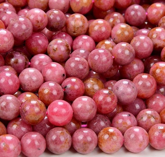 Natural Thulite Gemstone Grade Aa Round 5mm 6mm 7mm 8mm 9mm 10mm 11mm 12mm 13mm Loose Beads (d229 D230) Natural Thulite Gemstone Grade Aa Round 5mm 6mm 7mm 8mm 9mm 10mm 11mm 12mm 13mm Loose Beads (d229 D230)