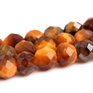 Shop Tiger Eye Faceted Beads! 2.3x2MM Yellow Tiger Eye Beads Grade A Genuine Natural Gemstone Faceted Rondelle Loose Beads 15" Bulk Lot Options (102727-596) | Natural genuine faceted Tiger Eye beads for beading and jewelry making.  #jewelry #beads #beadedjewelry #diyjewelry #jewelrymaking #beadstore #beading #affiliate #ad