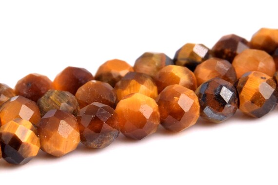 2.3x2mm Yellow Tiger Eye Beads Grade A Genuine Natural Gemstone Faceted Rondelle Loose Beads 15" Bulk Lot Options (102727-596)