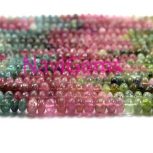 Shop Tourmaline Rondelle Beads! Aaa Quality 13.5" Long 1 Strand Natural Multi Tourmaline Gemstone Smooth Rondelle Bead, size 4-4.5 Mm Making Colorful Jewelry Tourmaline Bead | Natural genuine rondelle Tourmaline beads for beading and jewelry making.  #jewelry #beads #beadedjewelry #diyjewelry #jewelrymaking #beadstore #beading #affiliate #ad