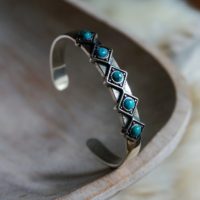 Catalina Turquoise Bracelet, Turquoise Cuff Bracelet, Women Bracelet, Bohemian Jewelry, Turquoise Jewelry, Stack Bracelet, Anniversary Gift | Natural genuine Gemstone jewelry. Buy crystal jewelry, handmade handcrafted artisan jewelry for women.  Unique handmade gift ideas. #jewelry #beadedjewelry #beadedjewelry #gift #shopping #handmadejewelry #fashion #style #product #jewelry #affiliate #ad