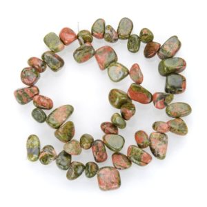 Shop Unakite Bead Shapes! 1 Strand/15" Natural Unakite Healing Gemstone Free Form Teardrop Briolette 10-20mm Pendant Drop Bead for Earrings Necklace Jewelry Making | Natural genuine other-shape Unakite beads for beading and jewelry making.  #jewelry #beads #beadedjewelry #diyjewelry #jewelrymaking #beadstore #beading #affiliate #ad