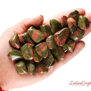 Shop Tumbled Unakite Crystals & Pocket Stones! Unakite Tumbled Stone, Unakite, Tumbled Stones, Crystals, Stones, Gifts, Rocks, Gems, Gemstones, Zodiac Crystals, Healing Crystals, Favors | Natural genuine stones & crystals in various shapes & sizes. Buy raw cut, tumbled, or polished gemstones for making jewelry or crystal healing energy vibration raising reiki stones. #crystals #gemstones #crystalhealing #crystalsandgemstones #energyhealing #affiliate #ad