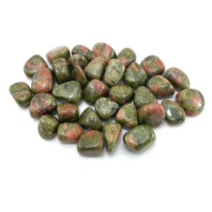 Shop Unakite Stones & Crystals! Unakite Tumble, Tumbled Unakite, Healing Unakite Stone, Pocket Unakite, T-130 | Natural genuine stones & crystals in various shapes & sizes. Buy raw cut, tumbled, or polished gemstones for making jewelry or crystal healing energy vibration raising reiki stones. #crystals #gemstones #crystalhealing #crystalsandgemstones #energyhealing #affiliate #ad