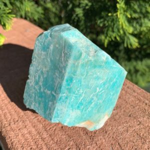 Shop Raw & Rough Amazonite Stones! 1.4lb Large AMAZONITE Twinned Crystal – Raw Natural Mineral – From Colorado | Natural genuine stones & crystals in various shapes & sizes. Buy raw cut, tumbled, or polished gemstones for making jewelry or crystal healing energy vibration raising reiki stones. #crystals #gemstones #crystalhealing #crystalsandgemstones #energyhealing #affiliate #ad