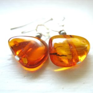 Shop Amber Earrings! Amber Earrings, Baltic Amber Stone Earrings, handmade artisan Baltic Amber Jewelry, Dangle Drop Amber Earrings, Amber, Baltic Amber | Natural genuine Amber earrings. Buy crystal jewelry, handmade handcrafted artisan jewelry for women.  Unique handmade gift ideas. #jewelry #beadedearrings #beadedjewelry #gift #shopping #handmadejewelry #fashion #style #product #earrings #affiliate #ad