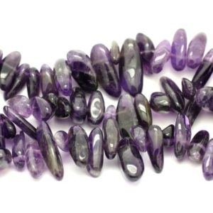 Shop Amethyst Chip & Nugget Beads! Wire 39cm 90pc env – stone beads – Amethyst rock Chips sticks 12-20mm | Natural genuine chip Amethyst beads for beading and jewelry making.  #jewelry #beads #beadedjewelry #diyjewelry #jewelrymaking #beadstore #beading #affiliate #ad