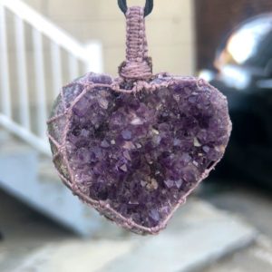 Shop Amethyst Pendants! Amethyst necklace for women, amethyst pendant necklace,druzy crystal necklace men,macrame necklaces for women,macrame rock necklace  for her | Natural genuine Amethyst pendants. Buy crystal jewelry, handmade handcrafted artisan jewelry for women.  Unique handmade gift ideas. #jewelry #beadedpendants #beadedjewelry #gift #shopping #handmadejewelry #fashion #style #product #pendants #affiliate #ad