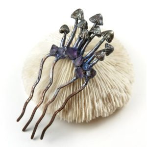 Shop Amethyst Stones & Crystals! Mushroom hair comb, amethyst hair fork, decorative hair stick, gemstone hair accessory | Natural genuine stones & crystals in various shapes & sizes. Buy raw cut, tumbled, or polished gemstones for making jewelry or crystal healing energy vibration raising reiki stones. #crystals #gemstones #crystalhealing #crystalsandgemstones #energyhealing #affiliate #ad
