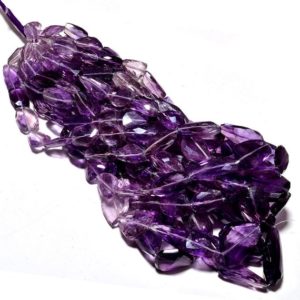 Shop Ametrine Chip & Nugget Beads! Natural Faceted 18" 1 Strand Flat Ametrine Nugget Beads 10-15mm Nugget Shape | Natural genuine chip Ametrine beads for beading and jewelry making.  #jewelry #beads #beadedjewelry #diyjewelry #jewelrymaking #beadstore #beading #affiliate #ad
