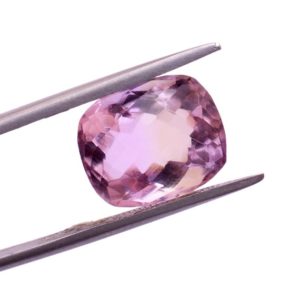 AAA+ Bolivian Ametrine 10x12mm Gemstone Loose Faceted Cut Stone | Natural Rare Bi-Color Ametrine Precious Gemstone Cut Stone – 6.20 Carats | Natural genuine faceted Ametrine beads for beading and jewelry making.  #jewelry #beads #beadedjewelry #diyjewelry #jewelrymaking #beadstore #beading #affiliate #ad